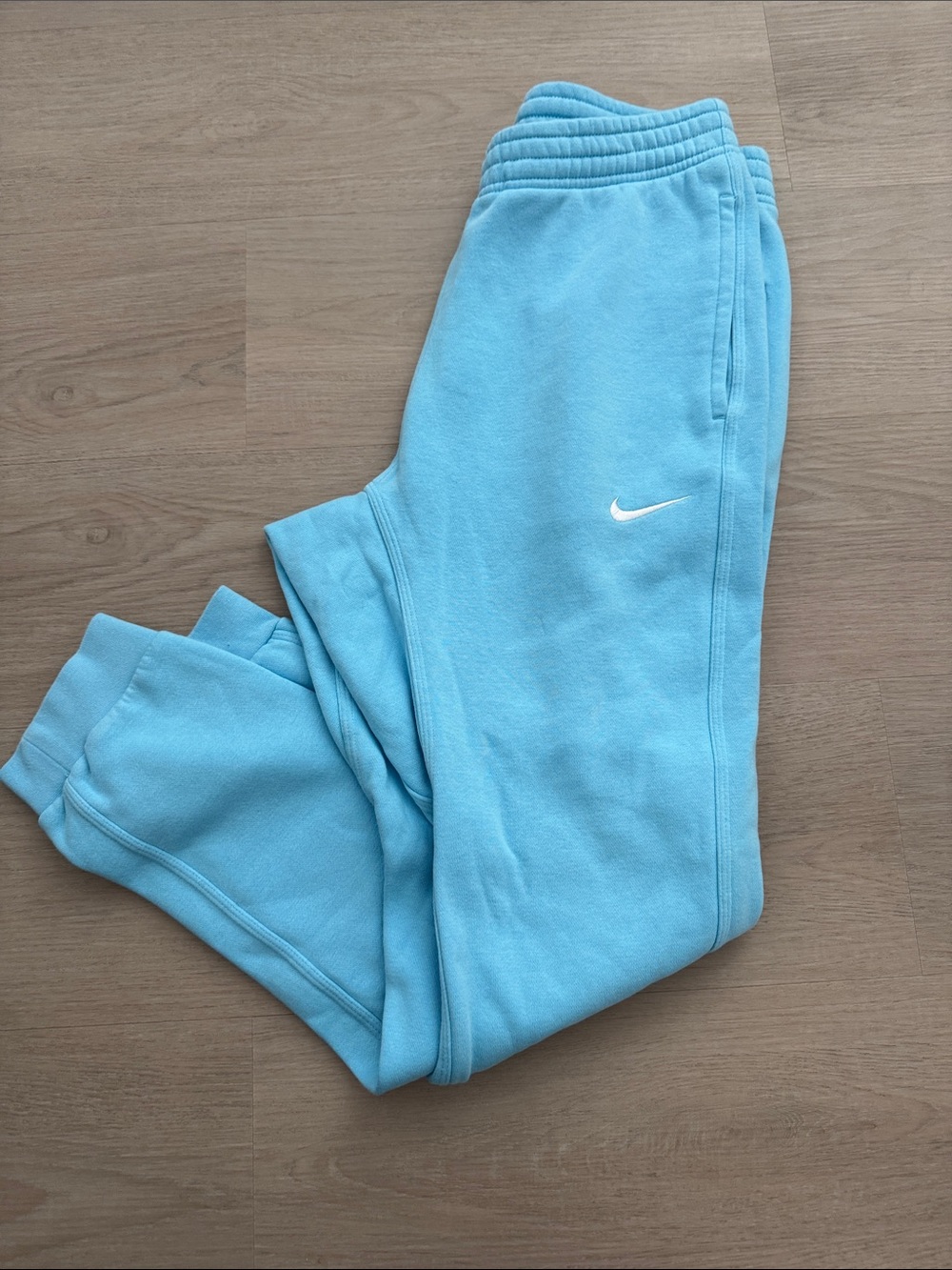 Nike men’s Light Blue Fleece Joggers
